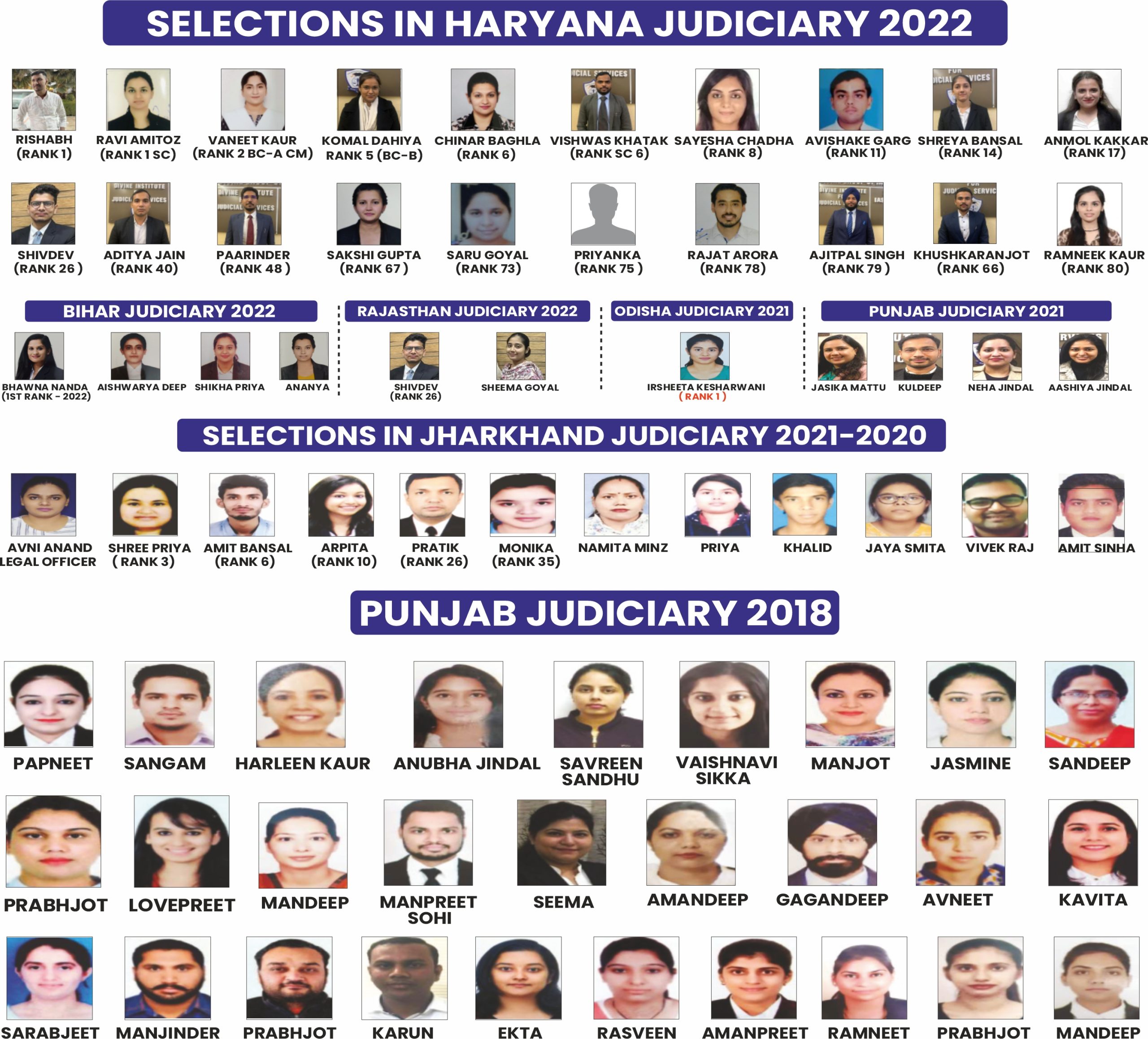Divine Institute Judiciary Success