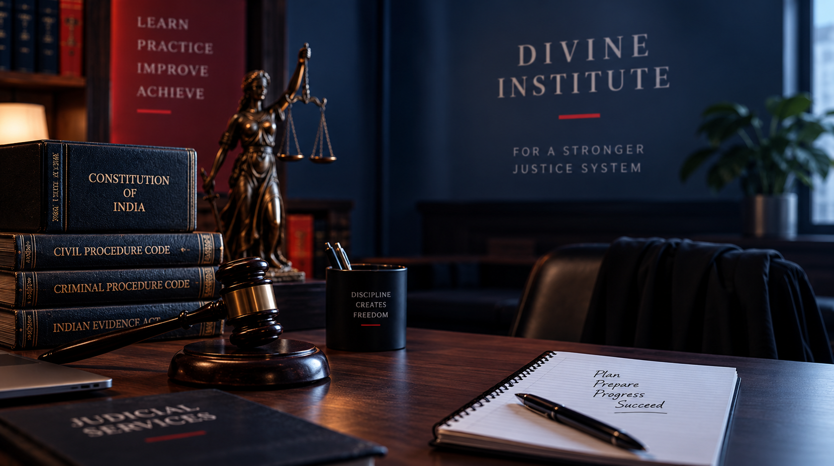Judiciary preparation at Divine Institute